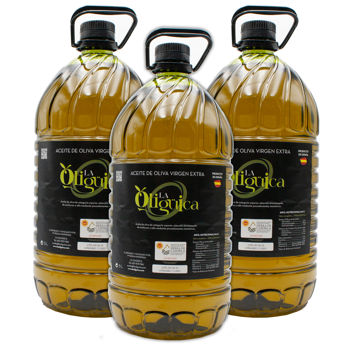 Extra 5 Aceite de olíva Virgen Extra 5 Litros | www.laoliguica.com